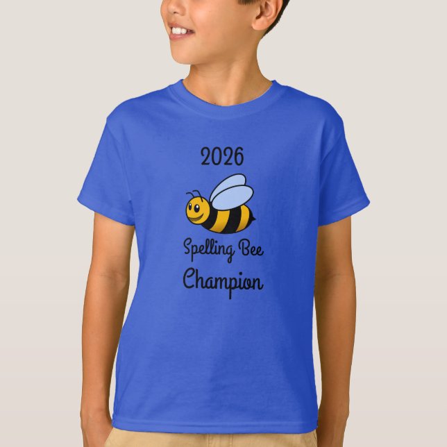 2026 Kids' Spelling Bee Champion T - Shirt (Vorderseite)