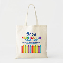 2026 Kindergarten Graduate Cute Custom Graduation Tragetasche