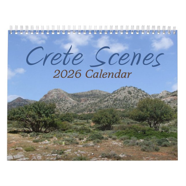 2026 Kreta, Griechenland Kalender (Titelbild)
