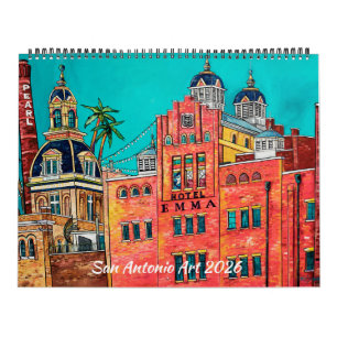 2026 Kunstzeitschrift San Antonio Kalender