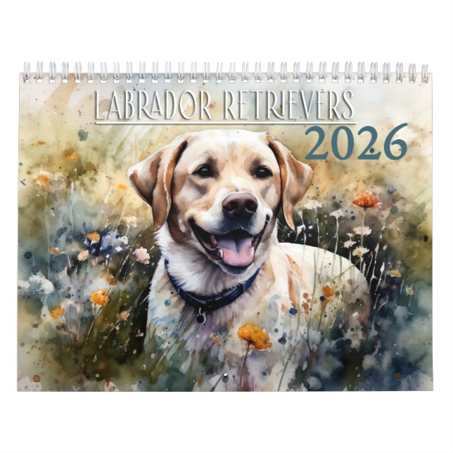 2026 Labrador Retriever Kalender (Titelbild)