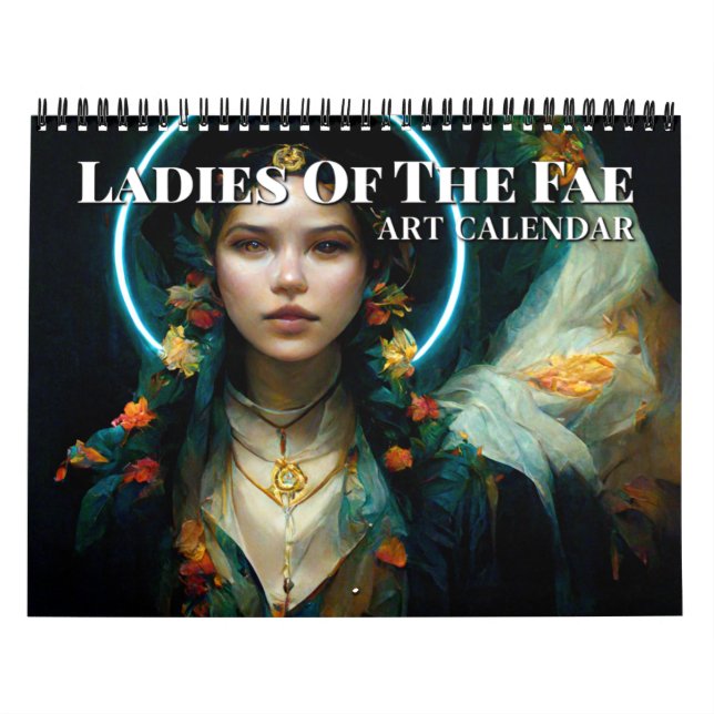 2026 Ladys of the Fee 2 Fantasy Art Calendar Kalender (Titelbild)