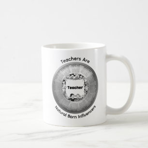 2026 Lehrer sind geborene Influencer Kaffee Kaffeetasse
