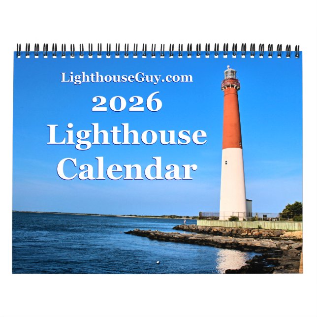 2026 LighthouseGuy.com Leuchtturmkalender Kalender (Titelbild)