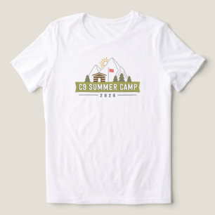 2026 Logo-T-Shirt - Weiß, Damen-Schnitt Tri-Blend Shirt