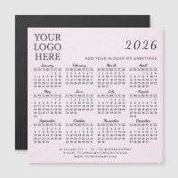 2026 Logokombination für Unternehmen im Kalender R