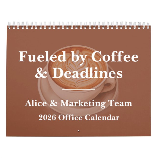 2026 Lustiger Büro-Kaffee-Chaos Kalender (Titelbild)