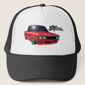 2026 Luv Truck Garage Trucker Hat with Red Luv Truckerkappe