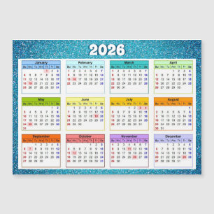 2026 Magnetkalender Magnetkarte