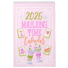 2026 Mahjong Time Wall Kalender