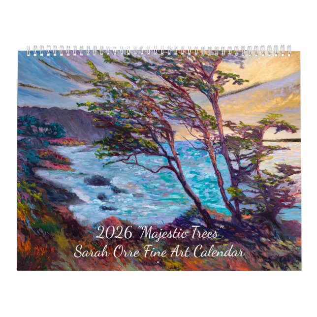 2026 Majestic Trees Calendar Kalender (Titelbild)