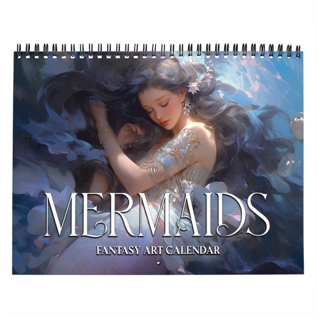 2026 Mermaids 2 Fantasy Art Calendar Kalender (Titelbild)