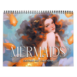 2026 Mermaids Fantasy Art Kalender