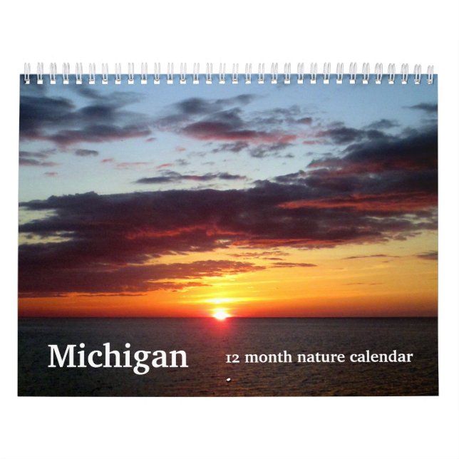 2026 Michigan Natur & Landschaft Kalender (Titelbild)