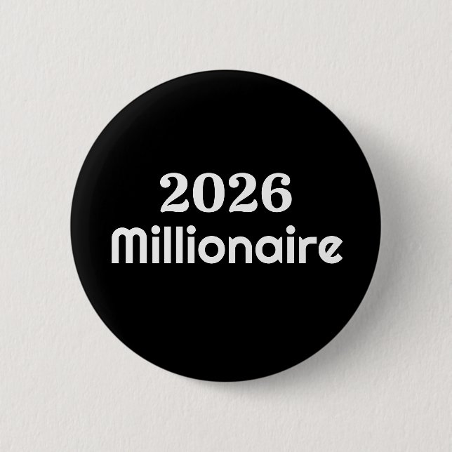 2026 Millionär Button (Vorderseite)