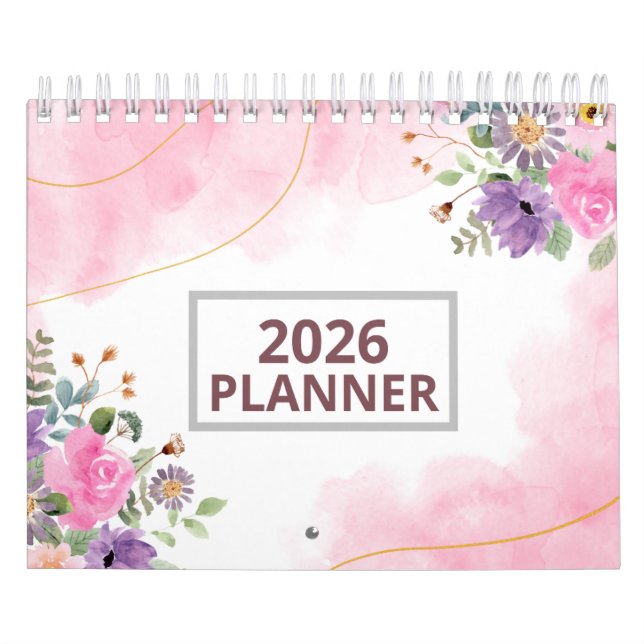2026 Minimaler Planer Kalender (Titelbild)