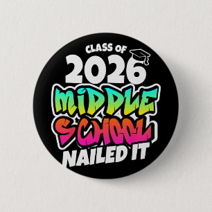 2026 Mittelschule Hat es geschafft Mittelschulabsc Button