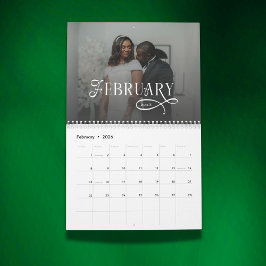 2026 Moderne Elegante Hochzeitsfotos Neuvermählte  Kalender