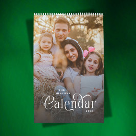 2026 Moderne elegante Typografie Benutzerdefiniert Kalender