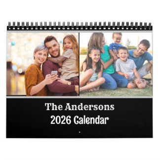 2026 Moderne Kreieren Sie Ihre eigene Familie Kalender