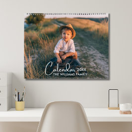 2026 Modernes Foto für Ihre Familie Kalender