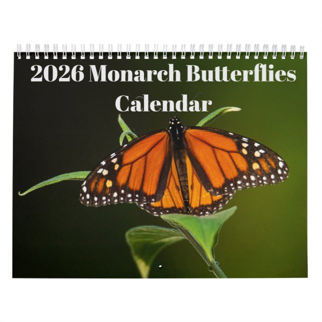 2026 Monarch-Schmetterlinge-Kalender Kalender (Titelbild)