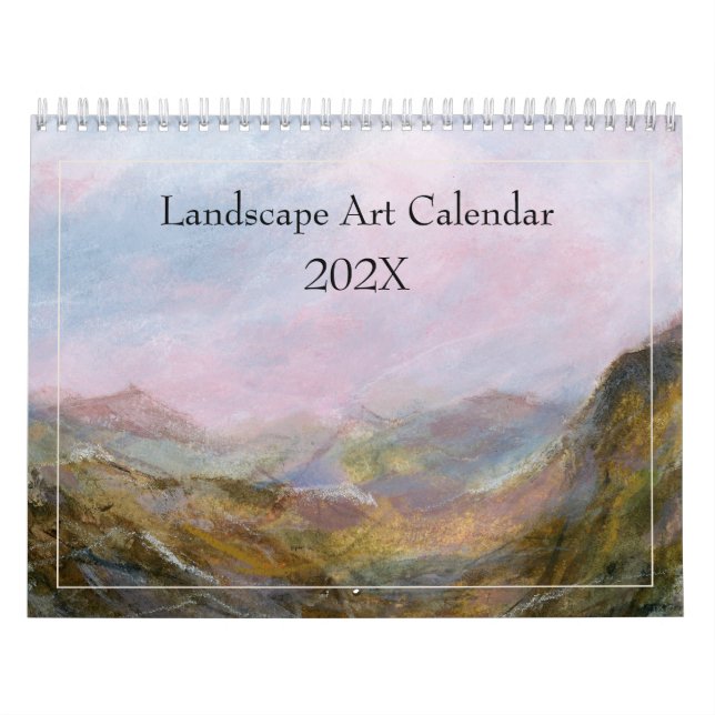 2026 Monatliche Landschafts-Feinmalerei Kalender (Titelbild)