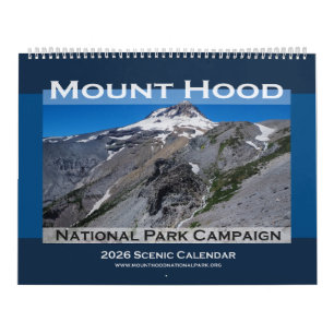 2026 Mount Hood Nationalpark-Kalender Kalender