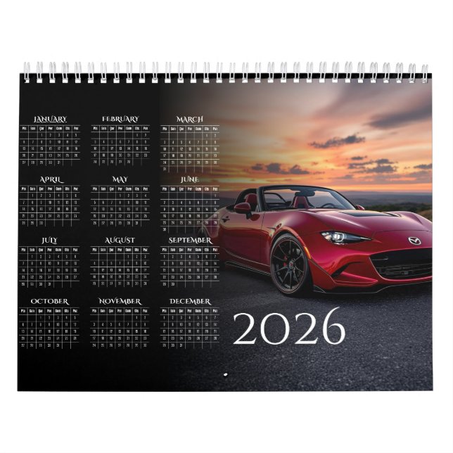 2026 MX-5 Miata Vol 2 Calendar Kalender (Titelbild)