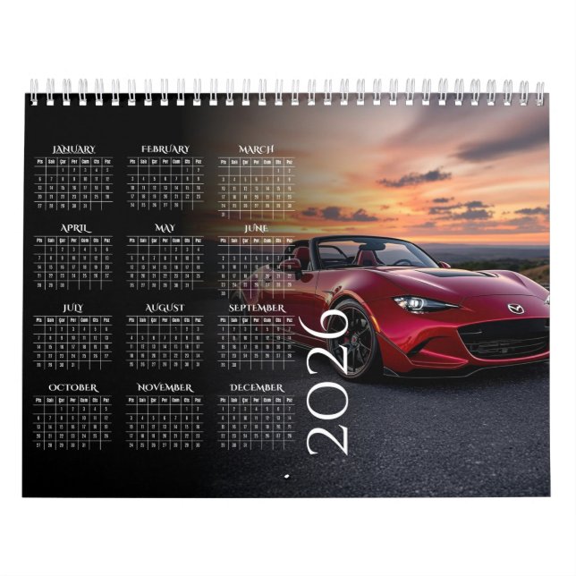 2026 MX-5 Miata Vol 2 Calendar Kalender (Titelbild)