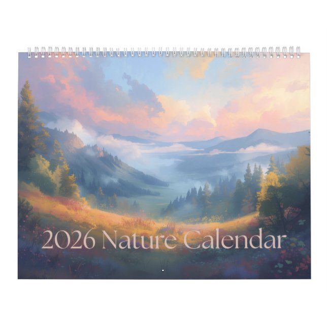 2026 Nature Calendar: A Year in Nature Kalender (Titelbild)