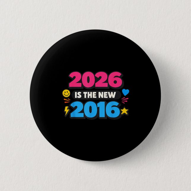 2026 Neu 2016 Internet-Nostalgie-Grafik-Kunst Button (Vorderseite)