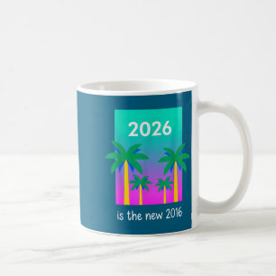 2026 Neu 2016 Vaporwave Palm Grafik Kunst Kaffeetasse