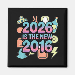 2026 Neue 2016 Retro-Nostalgie-Illustration Magnet
