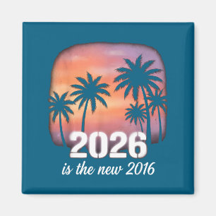 2026 Neue 2016 Retro-Tropen-Kunst Magnet