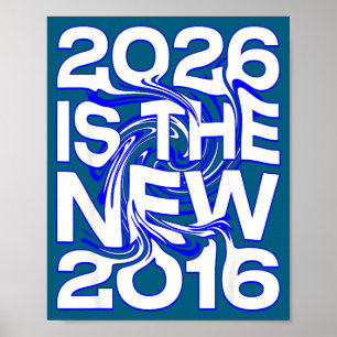 2026 Neue 2016 Retro-Zukunft-Illustration Poster