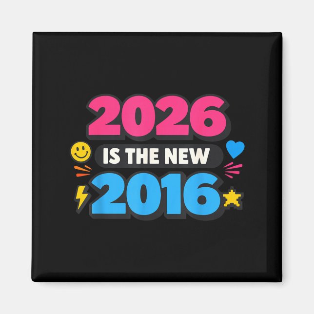2026 New 2016 Internet Nostalgia Design Magnet (Vorne)