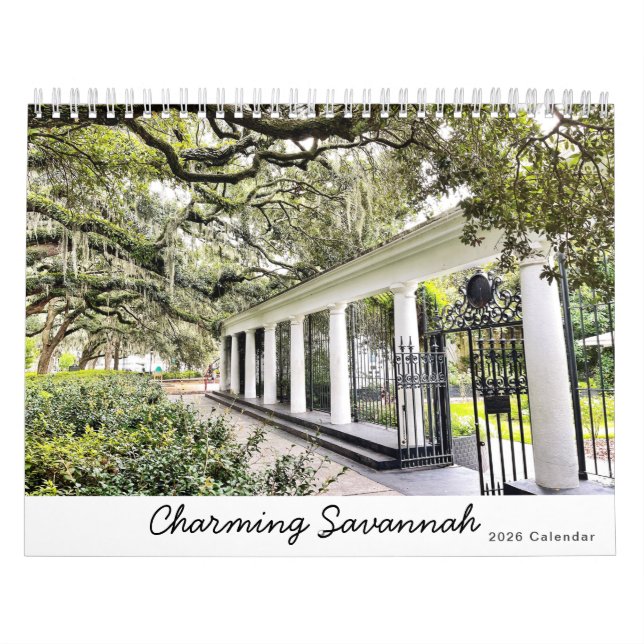 2026 New Charming Savannah Calendar Kalender (Titelbild)