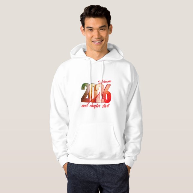 2026 NEW YEAR ADULT PULLOVER HOODIE (Vorne ganz)