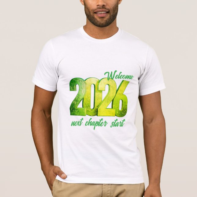 2026 NEW YEAR BELLA+CANVAS JERSEY SHORT SLEEVE T-Shirt (Vorderseite)