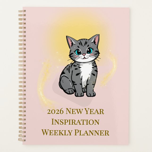 2026 New Year Inspiration Weekly Planner Planer (Vorderseite)