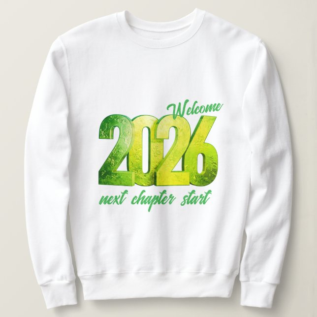 2026 NEW YEAR WOMENS BASIC SWEATSHIRT (Design vorne)