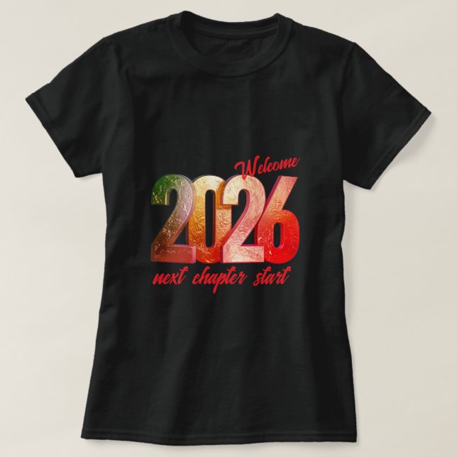 2026 NEW YEAR WOMENS BASIC T-SHIRT (Design vorne)