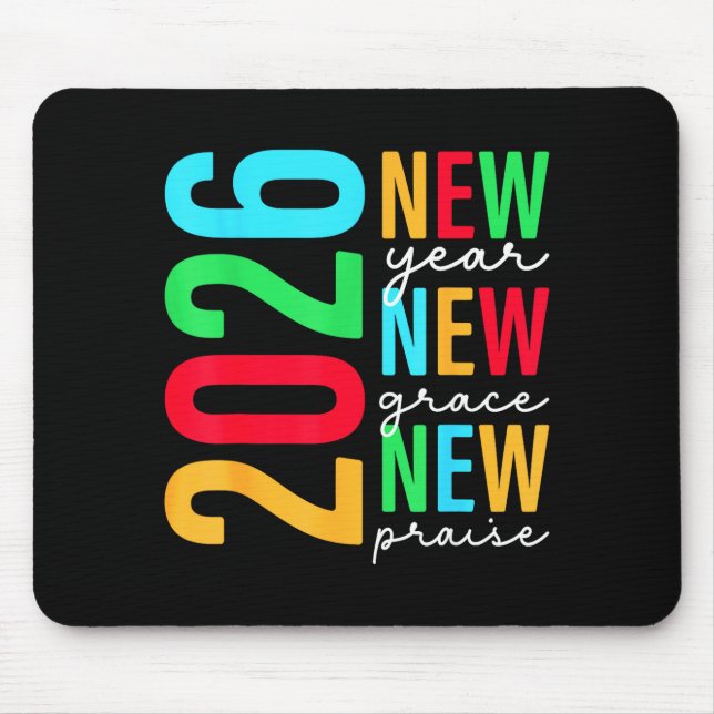2026 New Years Eve For Women Men Mom Kids Happy Ne Mousepad (Vorne)