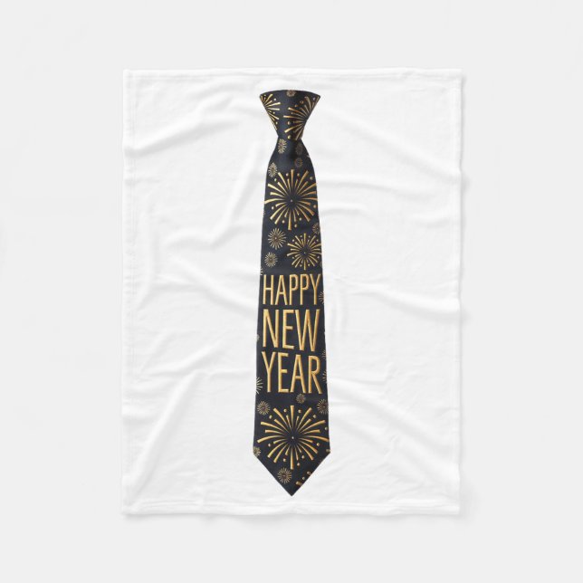 2026 New Year's Party Funny Fireworks Party New Ye Fleecedecke (Vorderseite)
