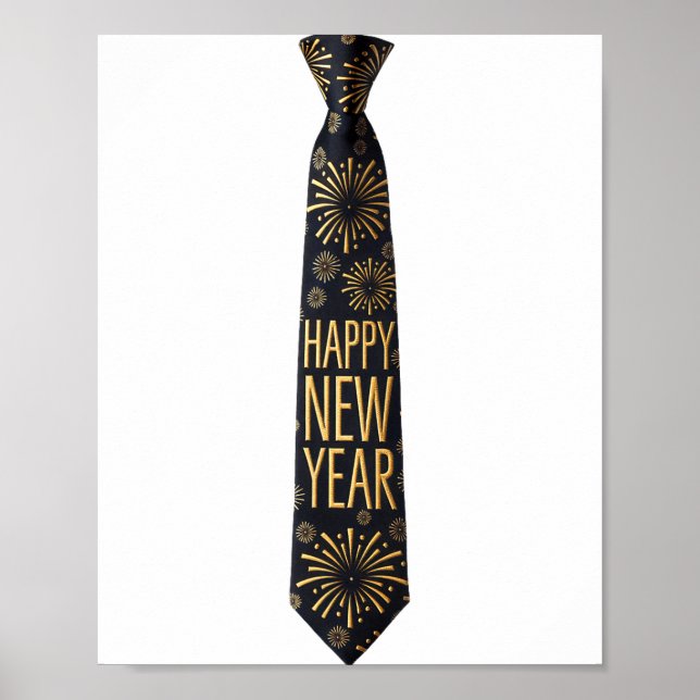 2026 New Year's Party Funny Fireworks Party New Ye Poster (Vorne)