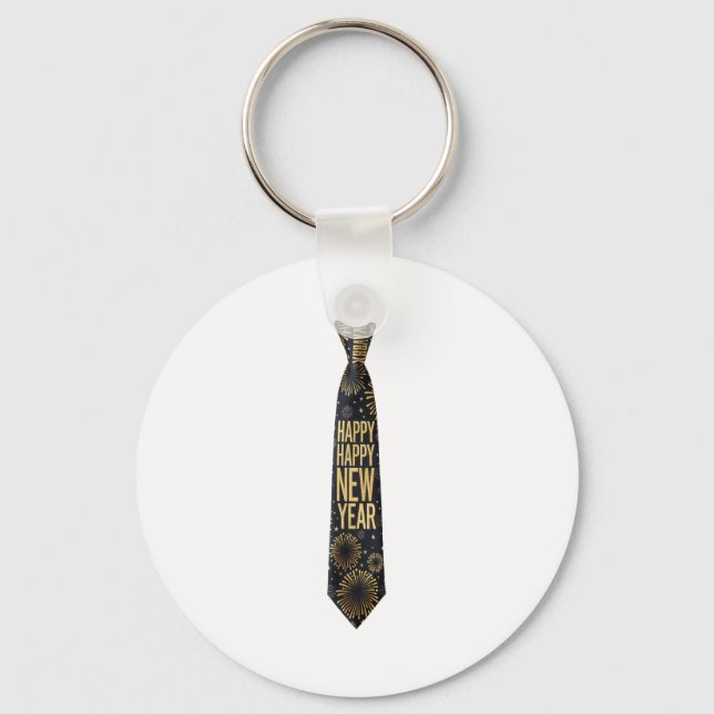 2026 New Year's Party Funny Fireworks Party New Ye Schlüsselanhänger (Vorderseite)