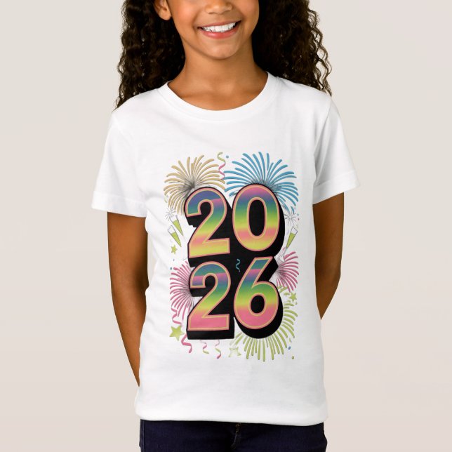 2026 New Years T-Shirt (Vorderseite)