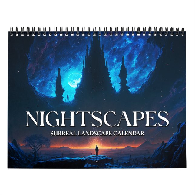 2026 Nightscapes 1 Surreal Landscape Art Kalender (Titelbild)