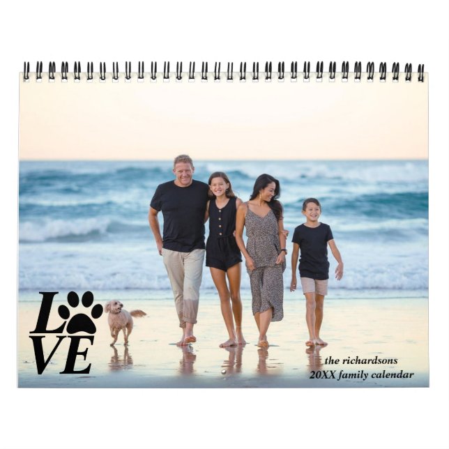 2026 Personalized Dog & Family Photo Moments  Kalender (Titelbild)
